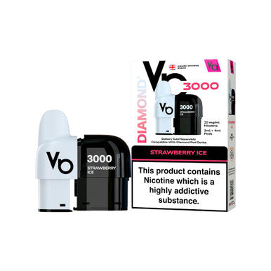 Vapes Bars Diamond 3k Pod Pack Strawberry Ice