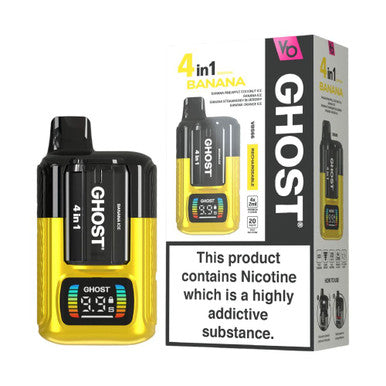 Vapes Bars Ghost 4 in 1 Banana Edition 20mg