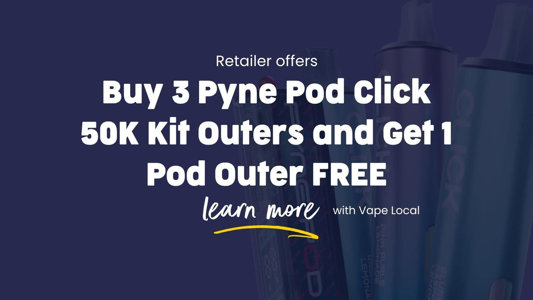 Buy 3 Pyne Pod Click 50K Kit Outers and Get 1 Pod outer FREE