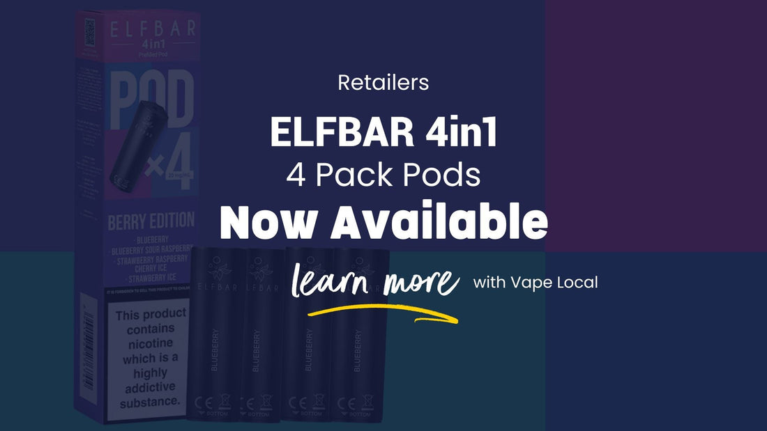Elf Bar 4 in 1 Pre Filled Pods 4 pack