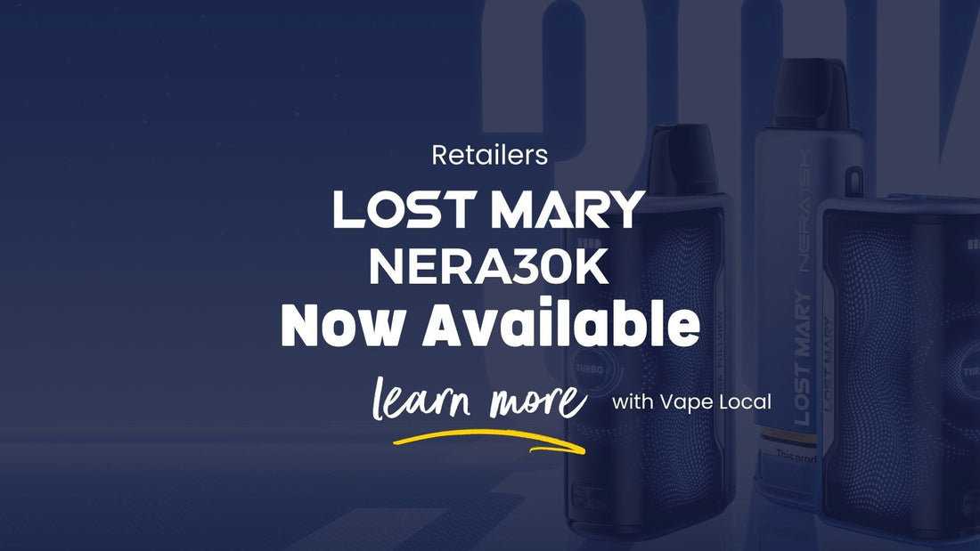 Lost Mary Nera 30K Fullview Prefilled Pod Kit Vape Local Lost Mary Nera 30K Fullview Prefilled Pod Kit Vape Local