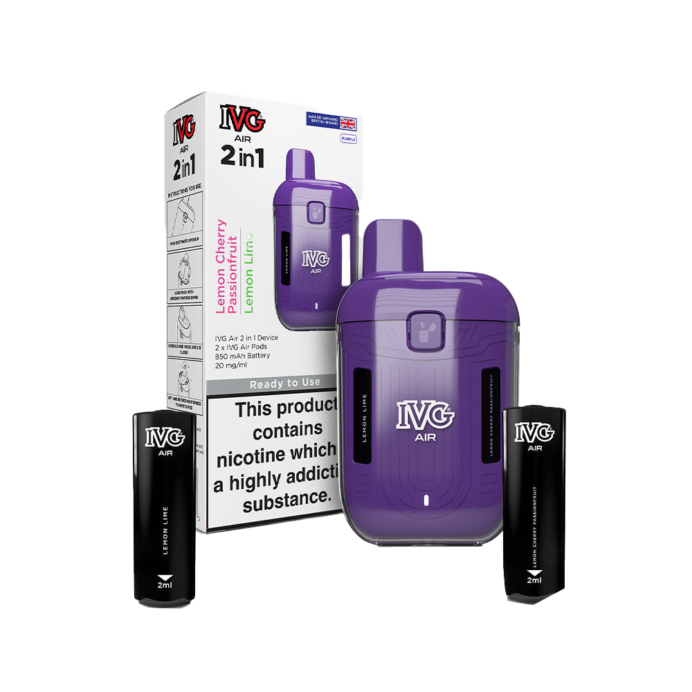 IVG Air 2 in 1 - Purple Starter Kit