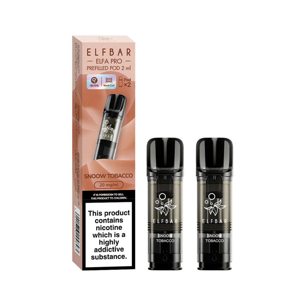 ELFbar Elfa Pro Prefilled Pod 2pk Snoow Tobacco 2ml