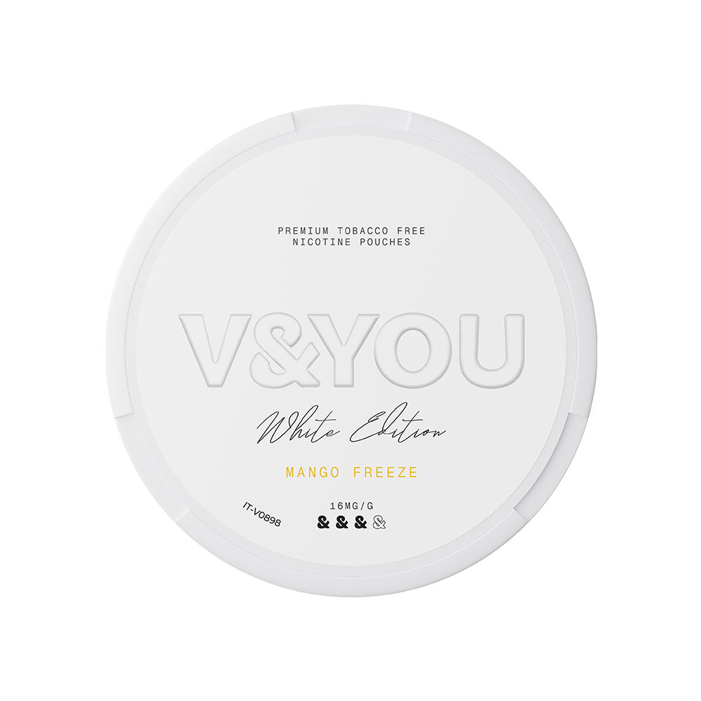 V&YOU Mango Freeze White Edition Nicotine Pouch 8.8mg