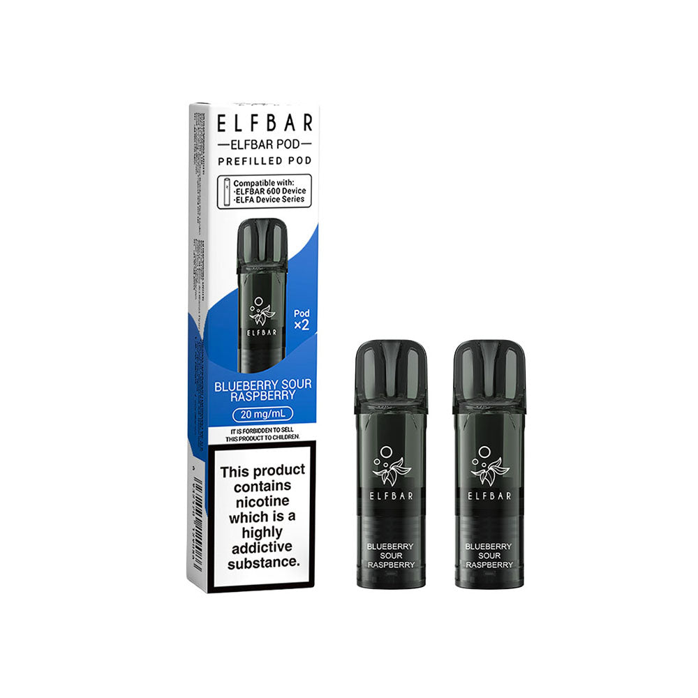 ELFbar 600 Replacement Pod Blueberry Sour Raspberry