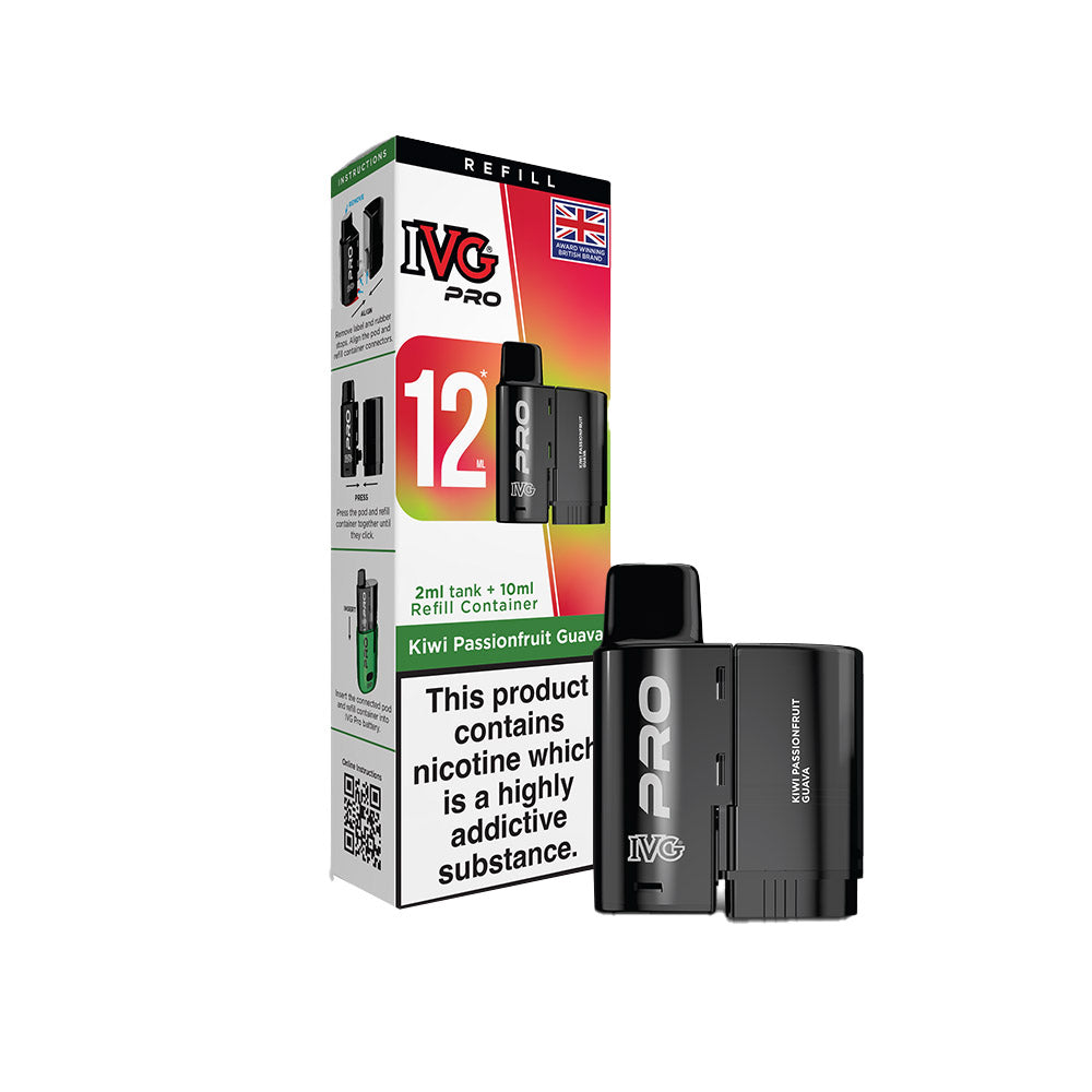 IVG PRO 12 Pods Kiwi Passionfruit Guava 20mg