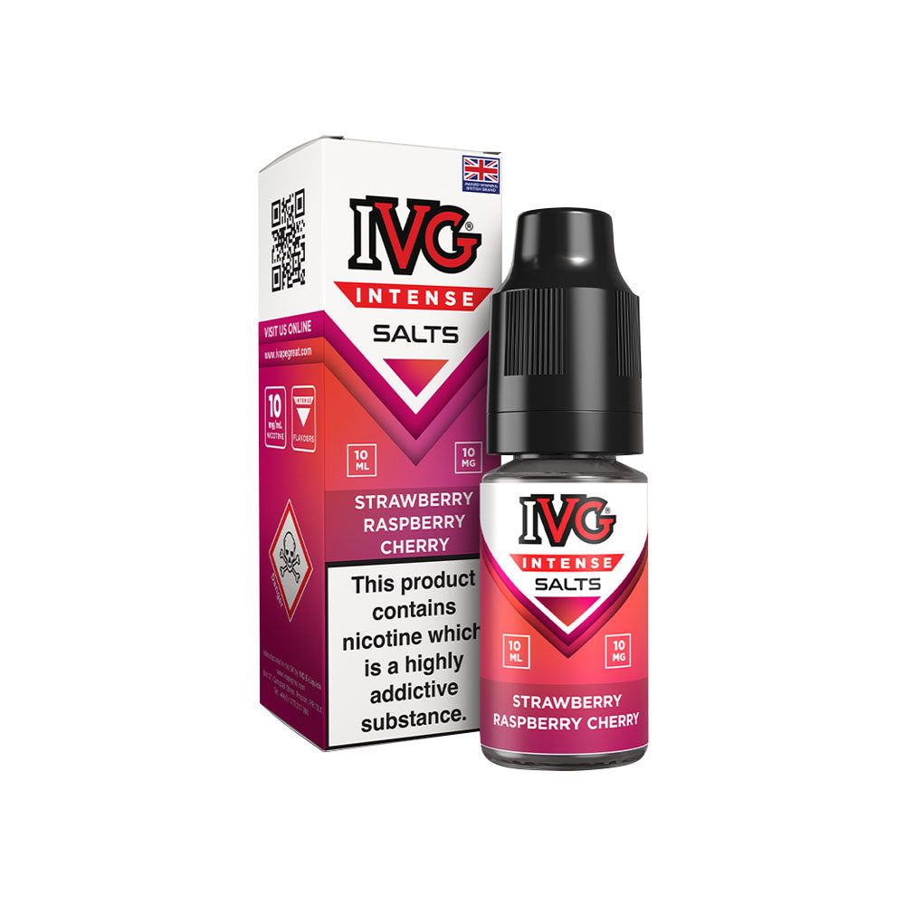 IVG Intense Nic Salts Strawberry Raspberry Cherry 20mg