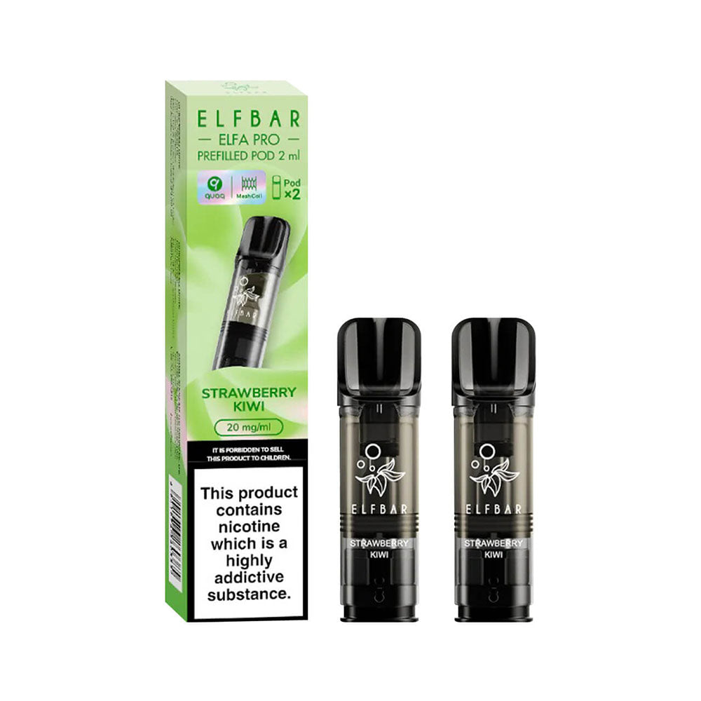ELFbar Elfa Pro Prefilled Pod 2pk Strawberry Kiwi 2ml