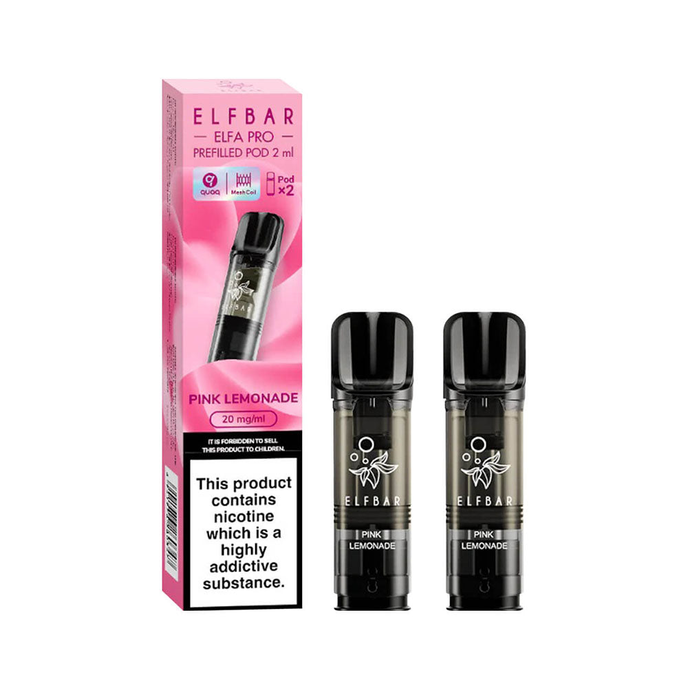 ELFbar Elfa Pro Prefilled Pod 2pk Pink Lemonade 2ml