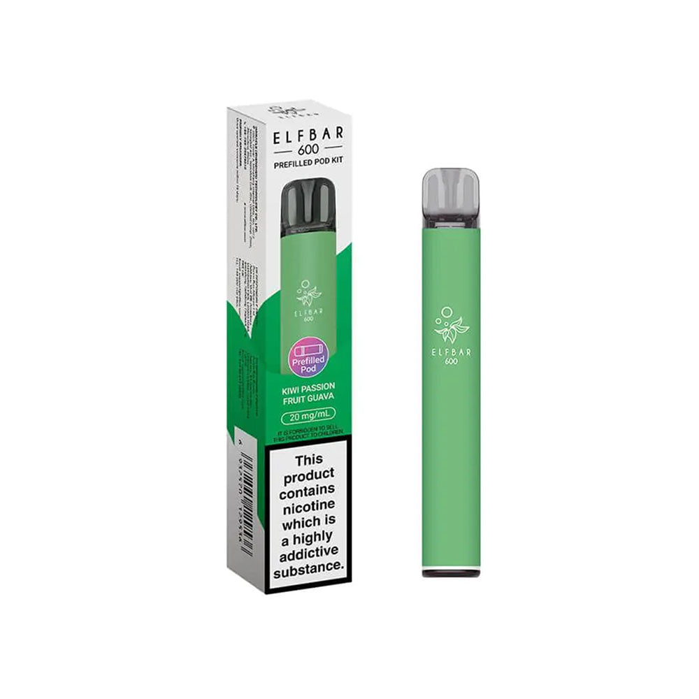 ELFbar 600 Rechargeable Kit Kiwi Passion Fruit Guava