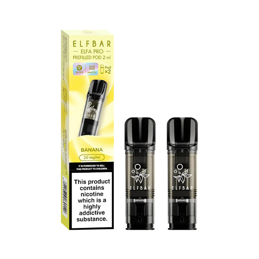 ELFbar Elfa Pro Prefilled Pod 2pk Banana 2ml