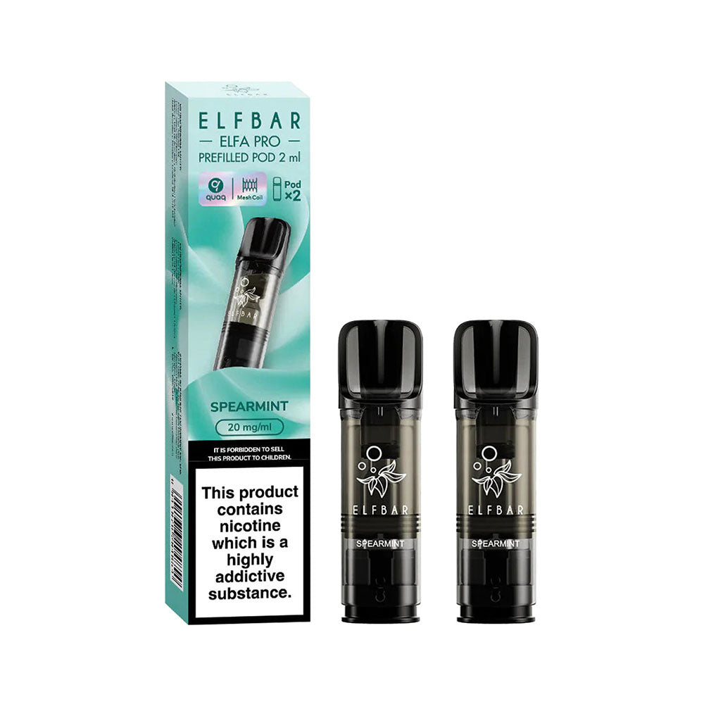ELFbar Elfa Pro Prefilled Pod 2pk Spearmint 2ml