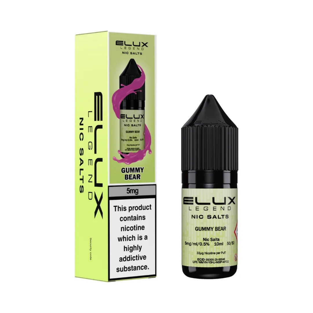 Elux Legend Nic Salts Gummy Bear 5mg