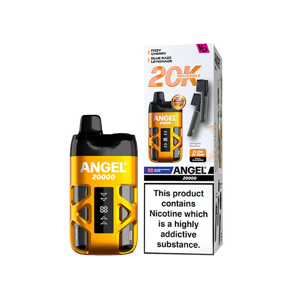 Vapes Bars Angel 20000 Golden Edition Kit 20mg