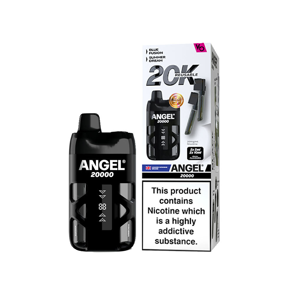 Vapes Bars Angel 20000 Black Edition Kit 20mg