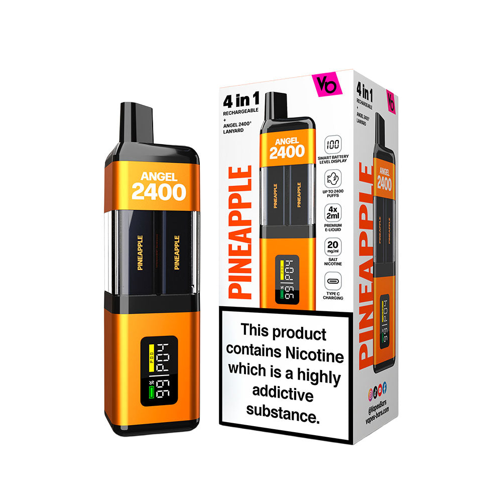 Vapes Bars Angel 2400 Pineapple 20mg