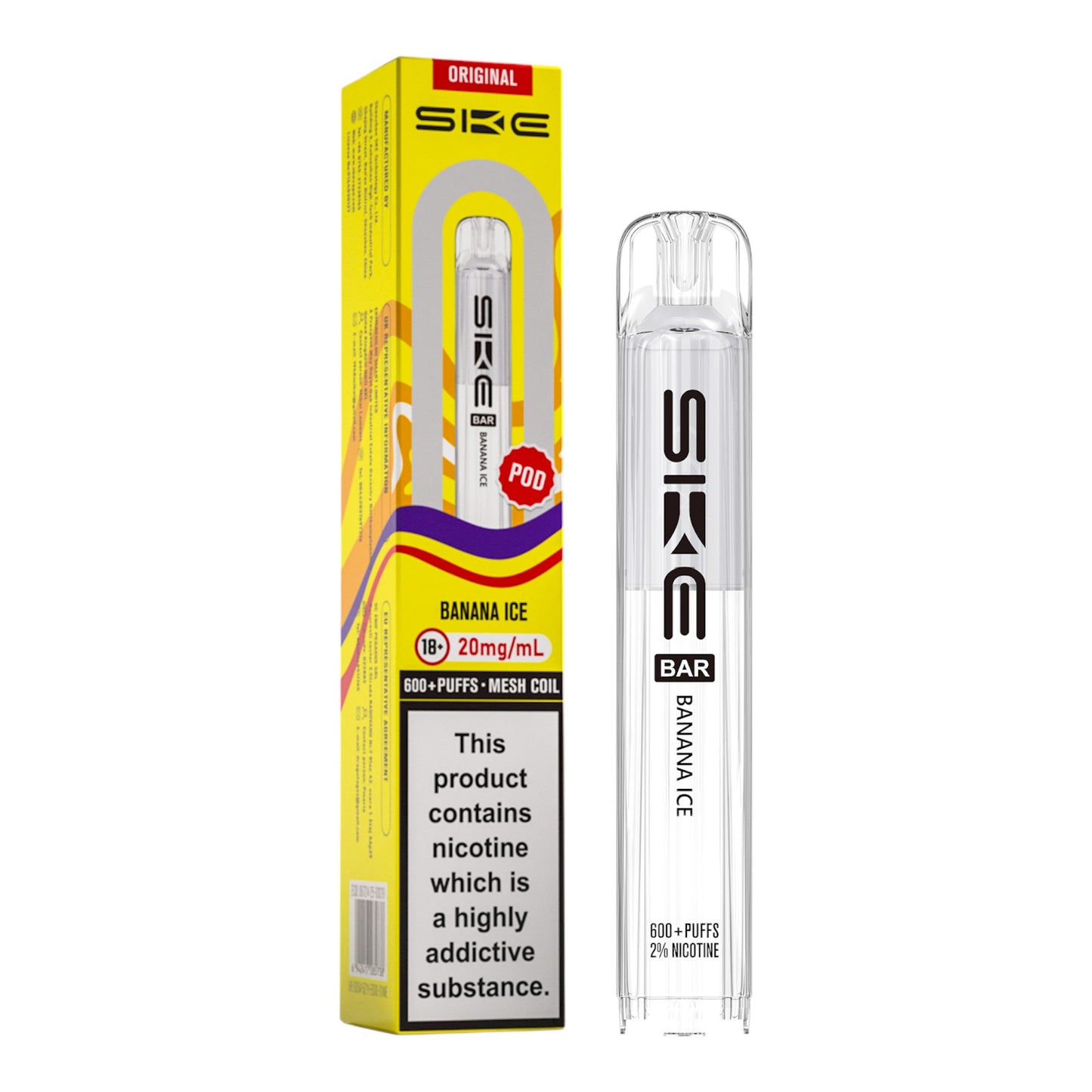 SKE Bar Replacement Pod Banana Ice