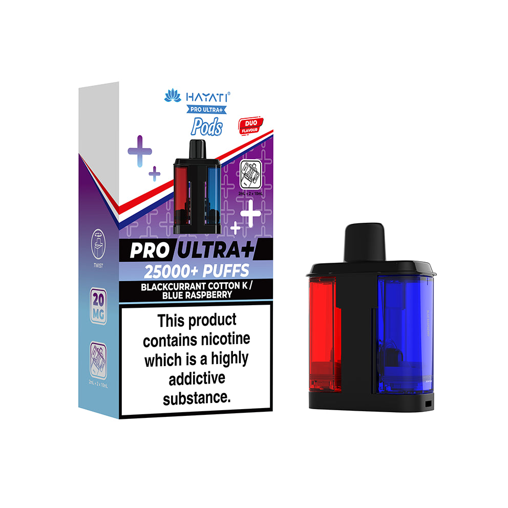 Hayati Pro Ultra+ Refill Pod Blackcurrant Cotton K / Blue Raspberry
