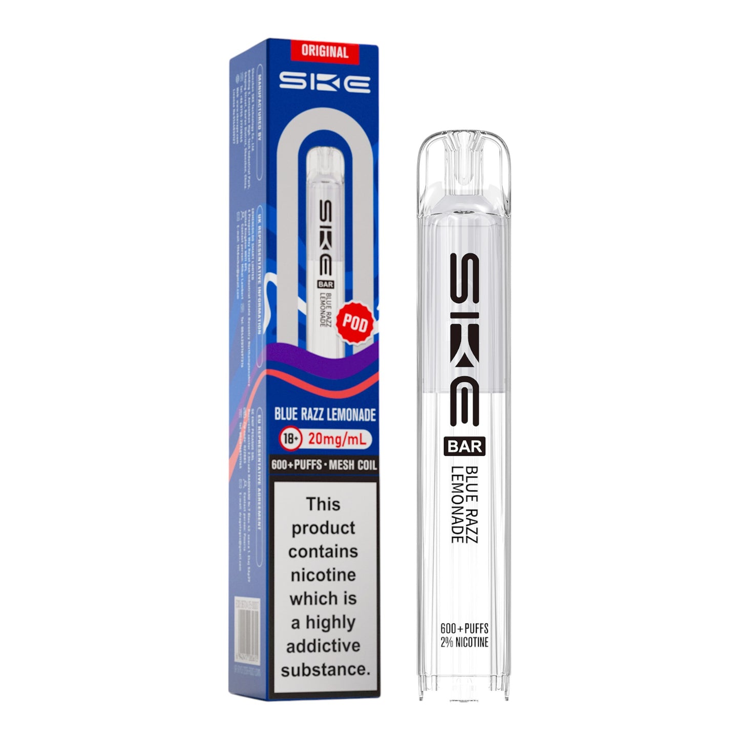 SKE Bar Replacement Pod Blue Razz Lemonade