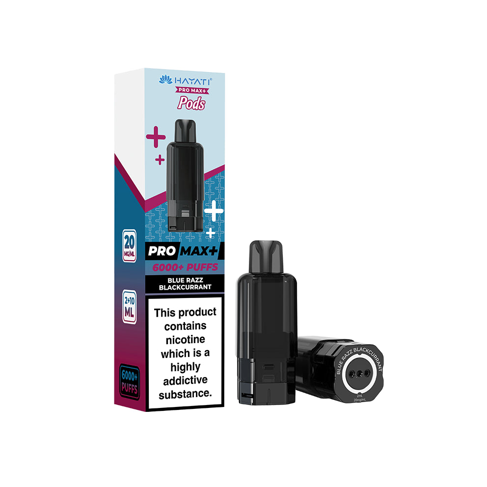 Hayati Pro Max+ Pods Blue Razz Blackcurrant