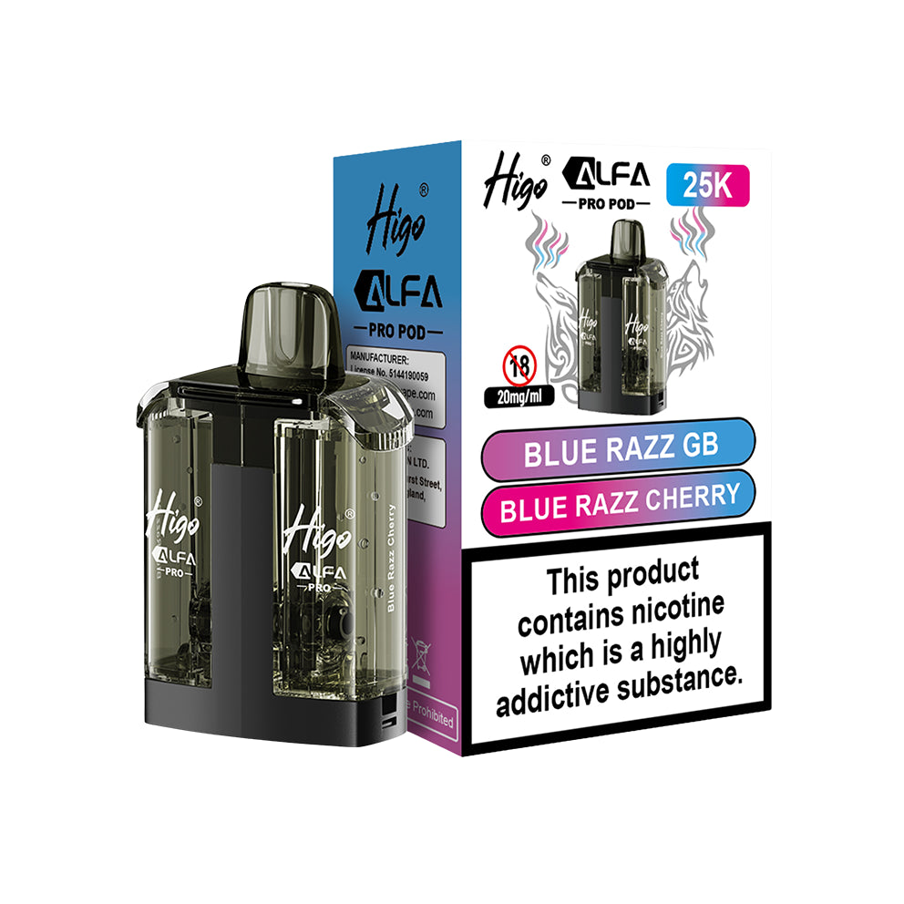 Higo Alfa Pro Pod Blue Razz GB/Blue Razz Cherry