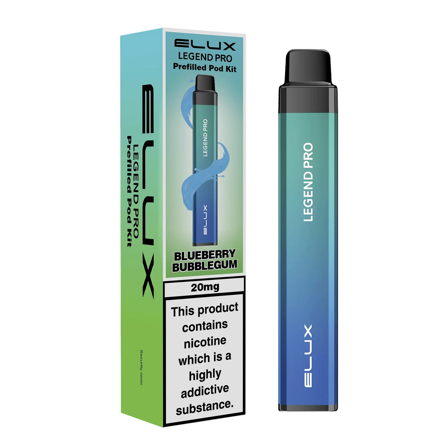ELUX Legend Pro 600 Starter Kit Blueberry Bubblegum