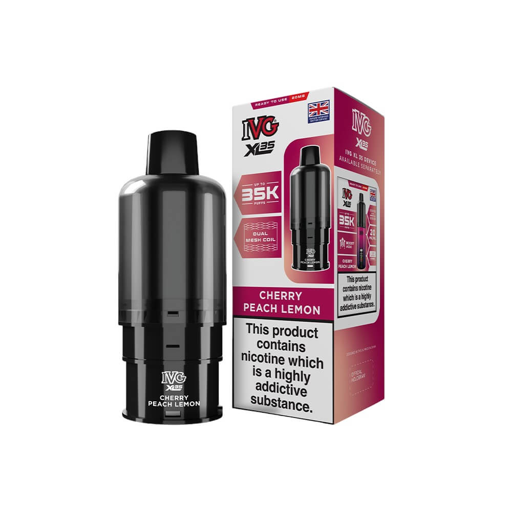IVG XL35 Replacement Pod Cherry Peach Lemon