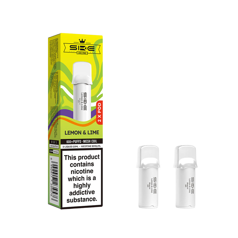Crystal 600 Pro Pods Lemon & Lime