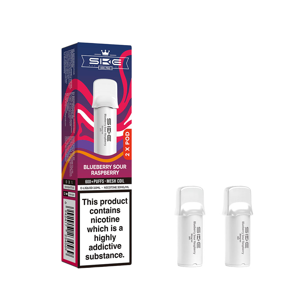 Crystal 600 Pro Pods Blueberry Sour Raspberry