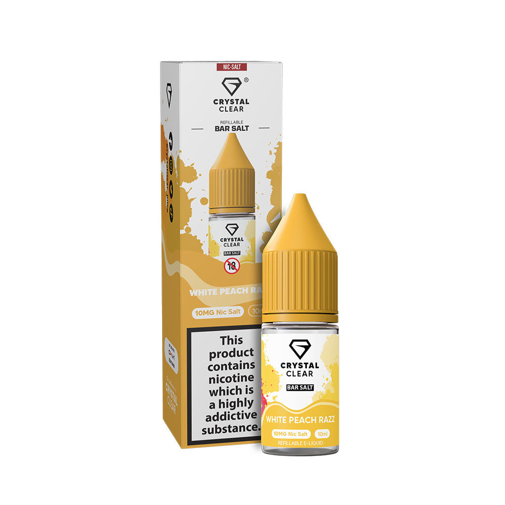 Crystal Clear 10ml White Peach Razz 20mg