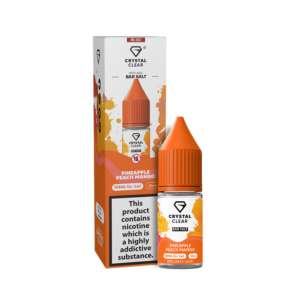 Crystal Clear 10ml Pineapple Peach Mango 20mg