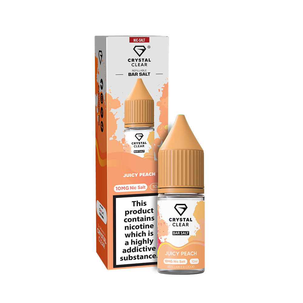 Crystal Clear 10ml Juicy Peach 10mg