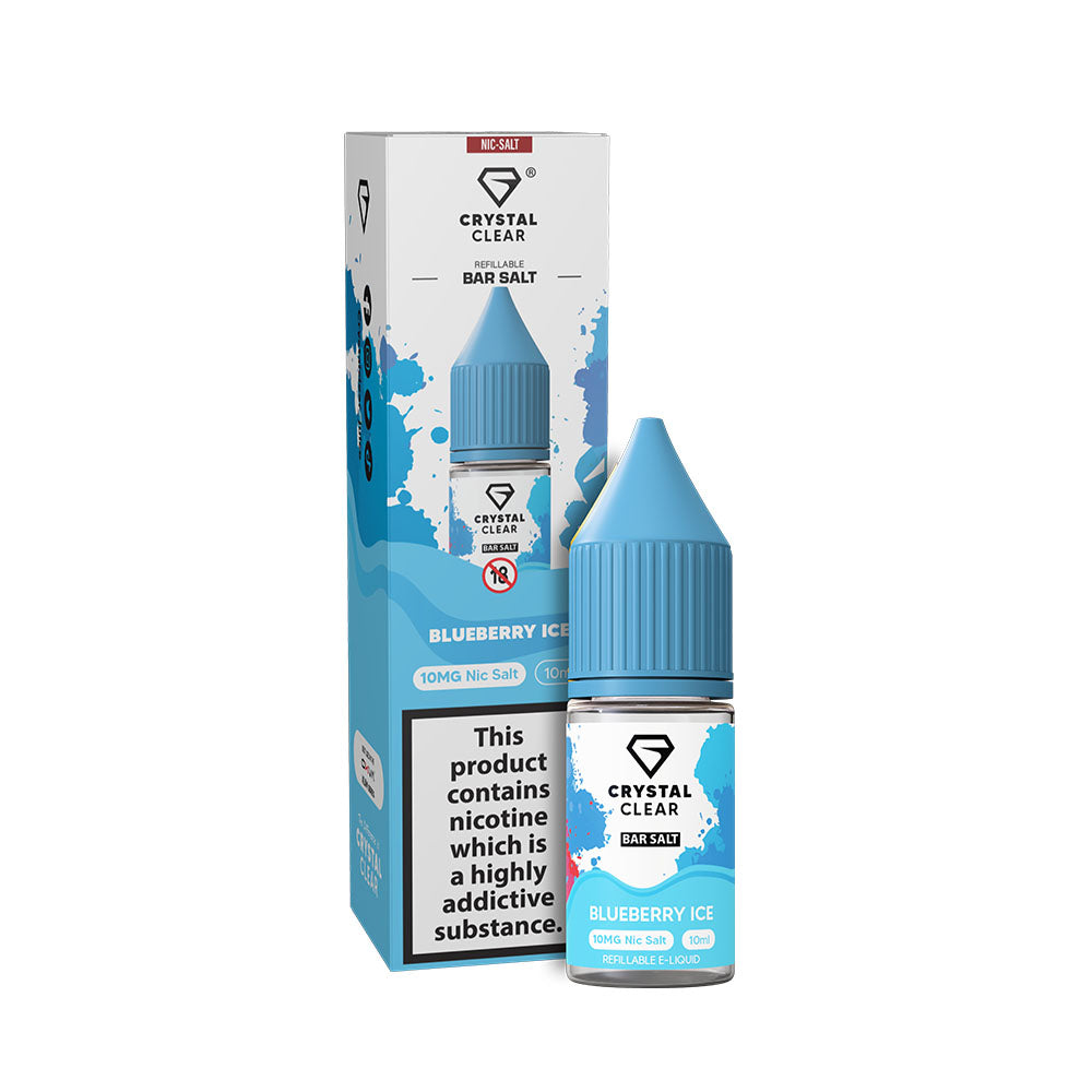 Crystal Clear 10ml Blueberry Ice 20mg