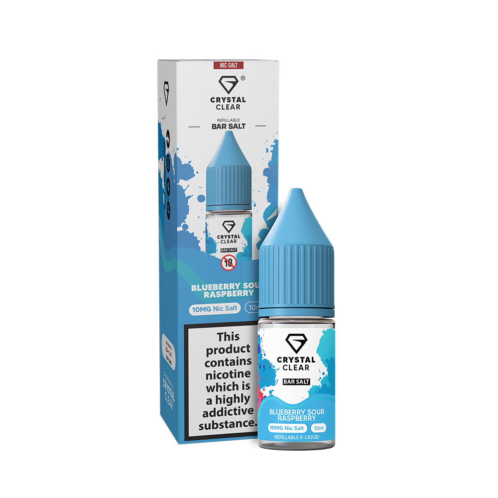 Crystal Clear 10ml Blueberry Sour Raspberry 10mg – Vape Local