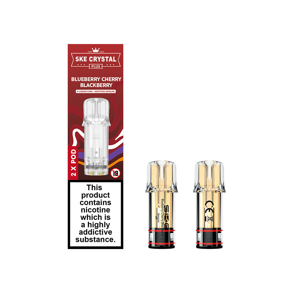 Crystal Plus Pod - Blueberry Cherry Blackberry - Single Unit