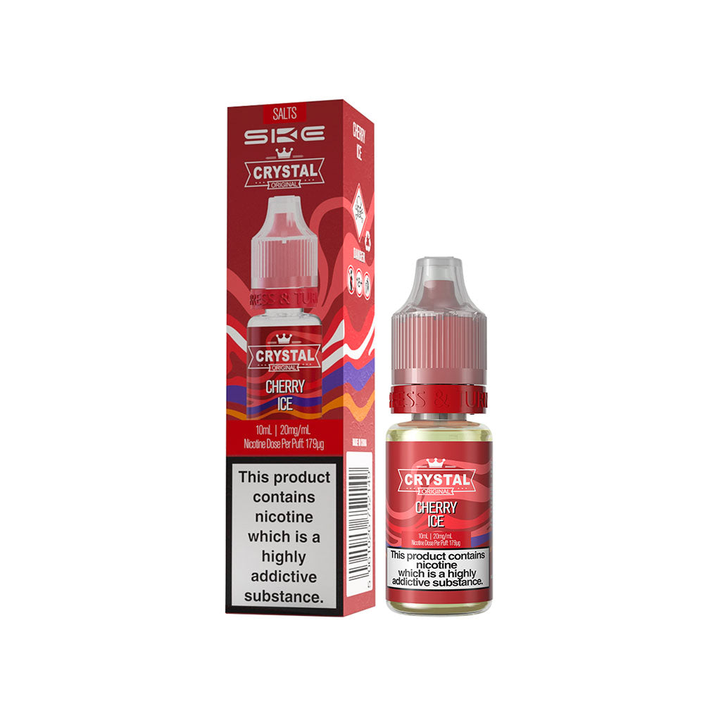 SKE Crystal Nic Salts 10ml Cherry Ice 20mg