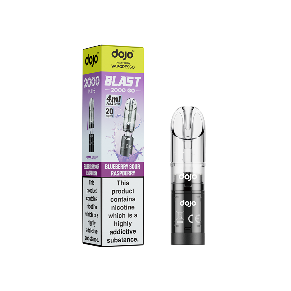 Dojo Blast 2000 Go Pod Blueberry Sour Raspberry