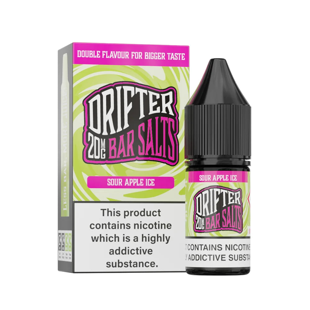 Drifter Bar Nic Salts Sour Apple Ice 20mg