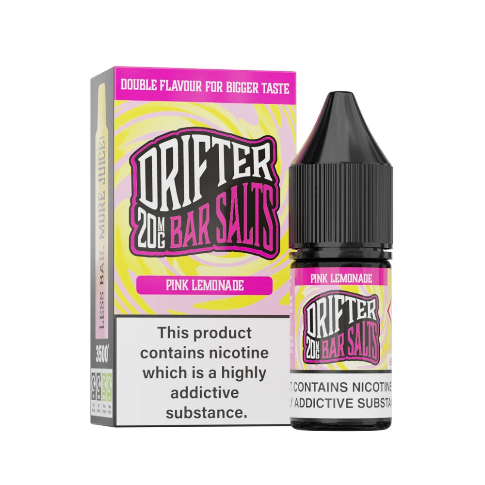 ‍Drifter Bar Nic Salts 12 x Pink Lemonade 20mg - Outer (100% off)