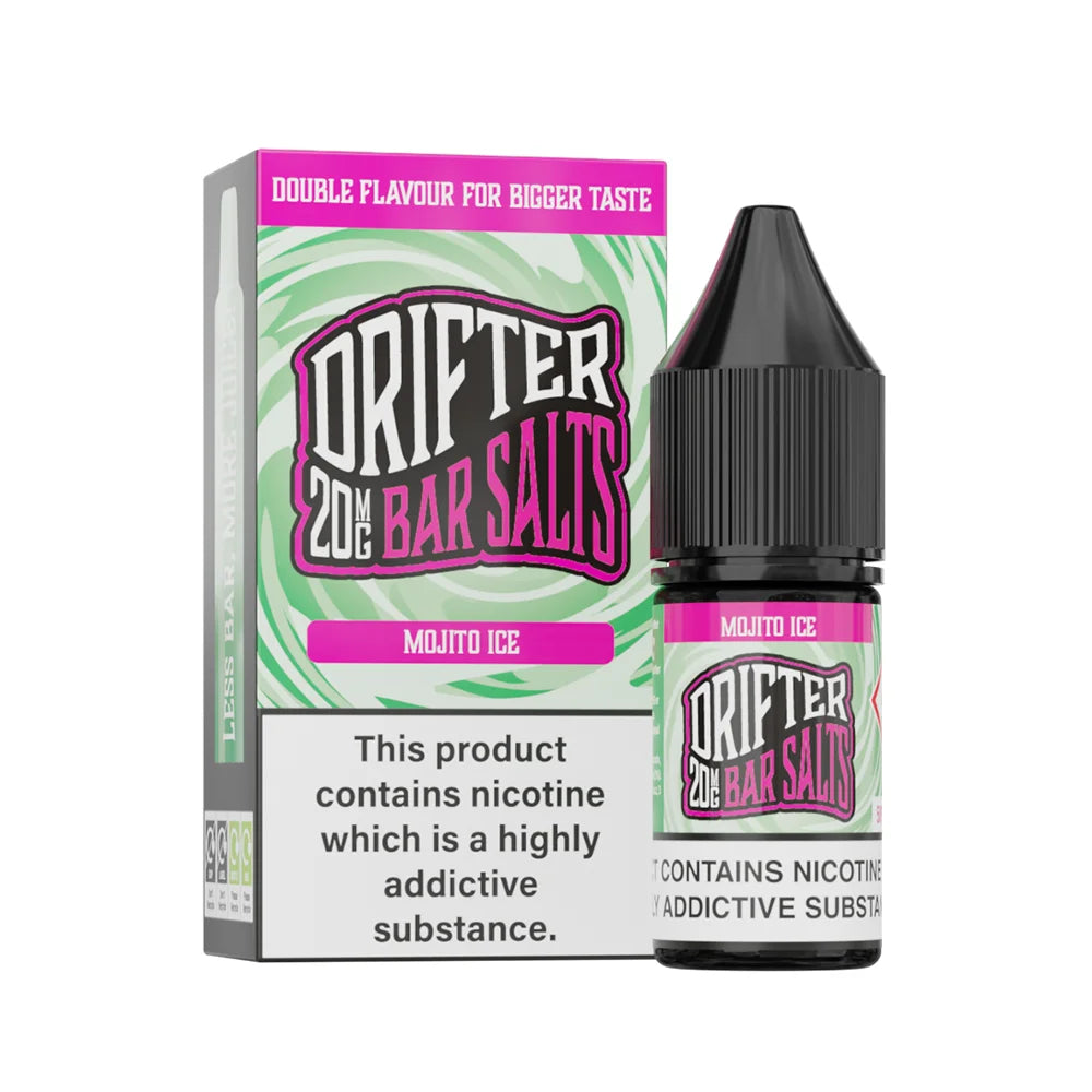‍Drifter Bar Nic Salts 12 x Mojito Ice 20mg - Outer (100% off)