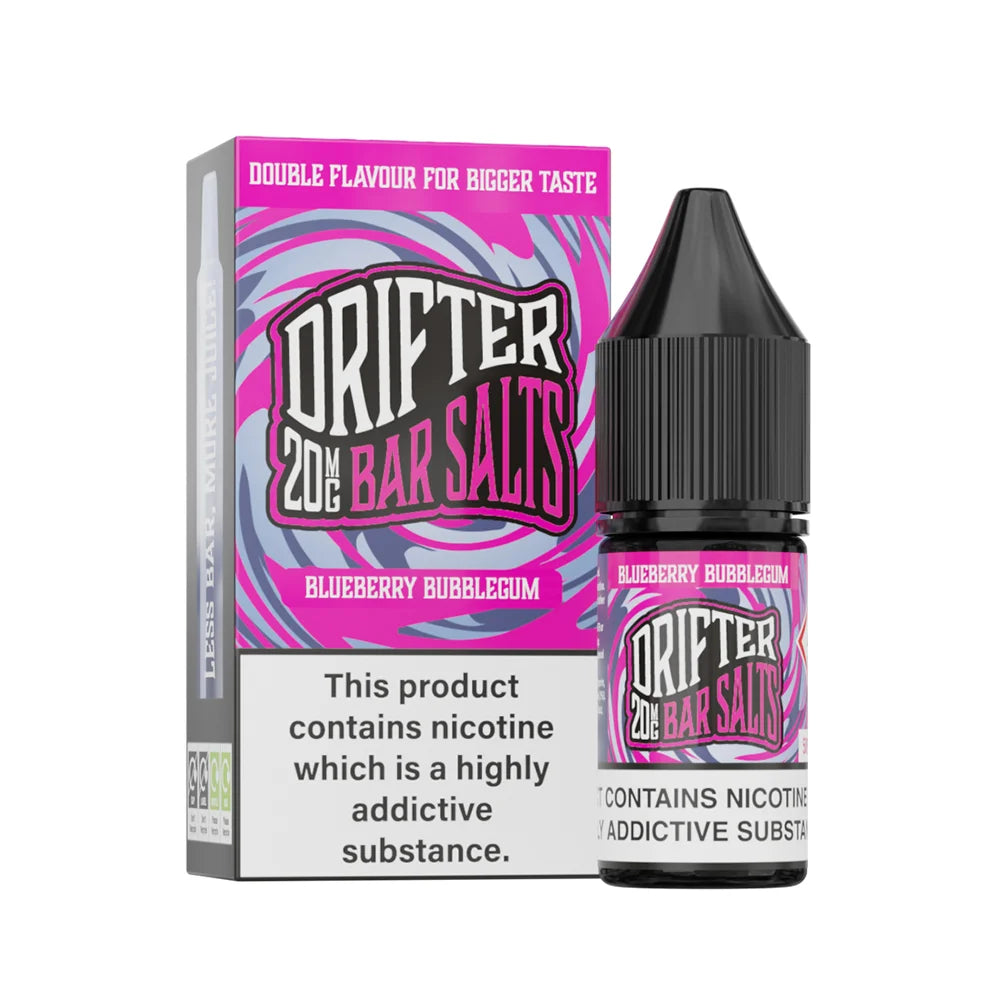 ‍Drifter Bar Nic Salts 12 x Blueberry Bubblegum 20mg - Outer (100% off)