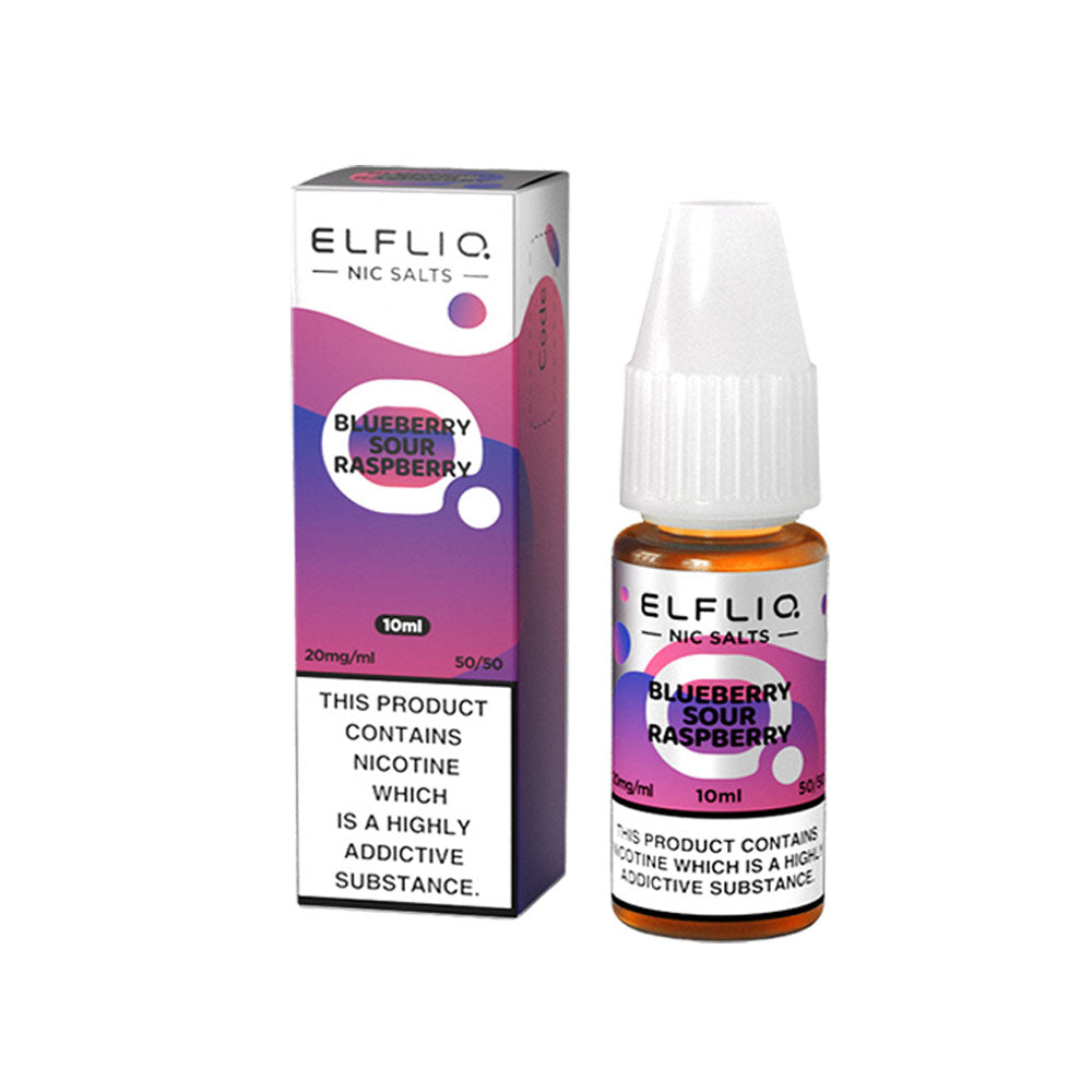 Elfliq Blueberry Sour Raspberry Nic Salts 20mg - Single Unit