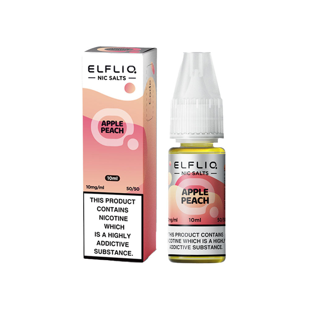 Elfliq Apple Peach Nic Salts 20mg - Single Unit