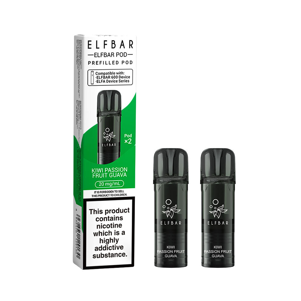 ELFbar 600 Replacement Pod Kiwi Passion Fruit Guava