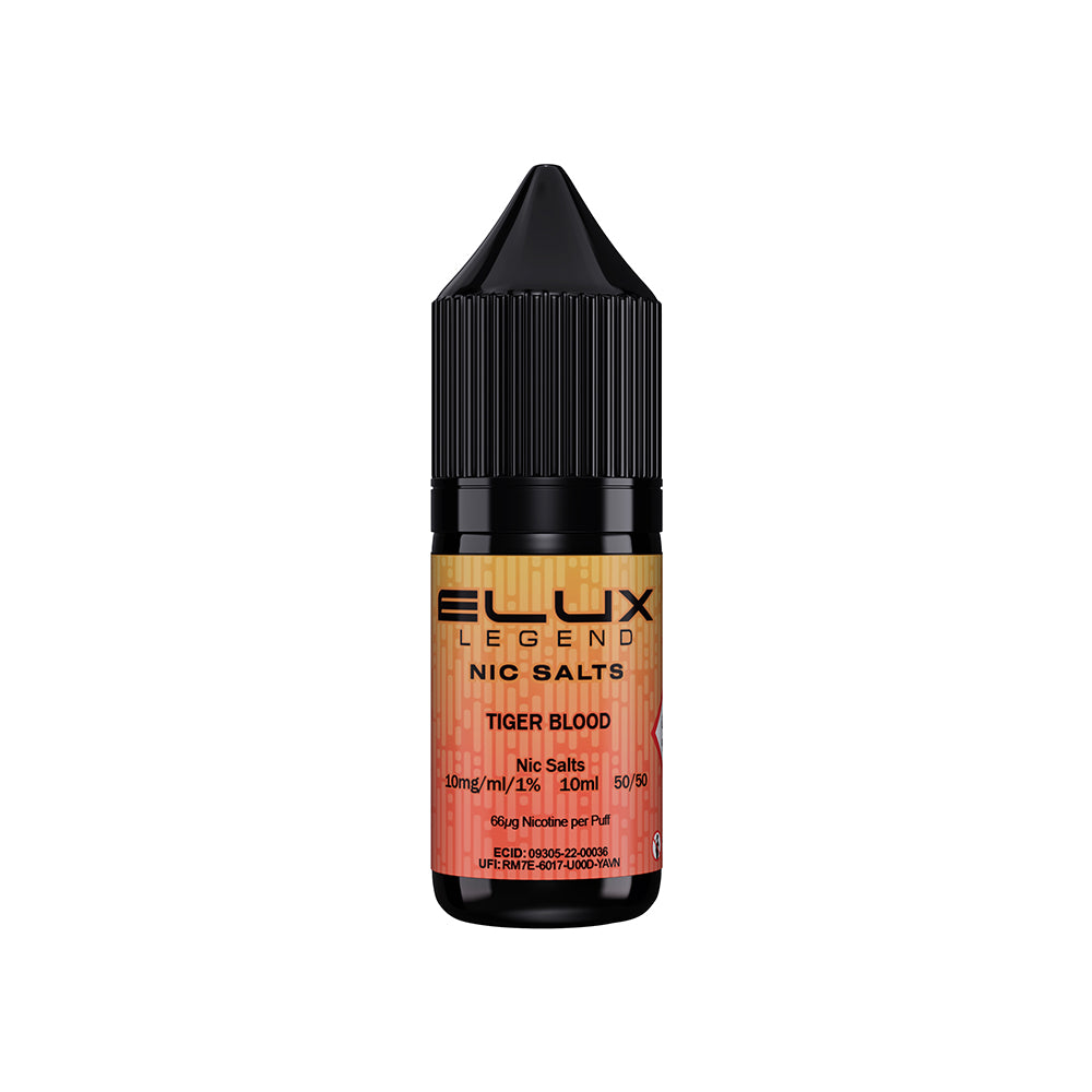 Elux Legends Nic Salts Tiger Blood 10mg