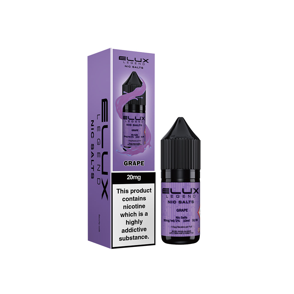 Elux Legends Nic Salts Grape 20mg