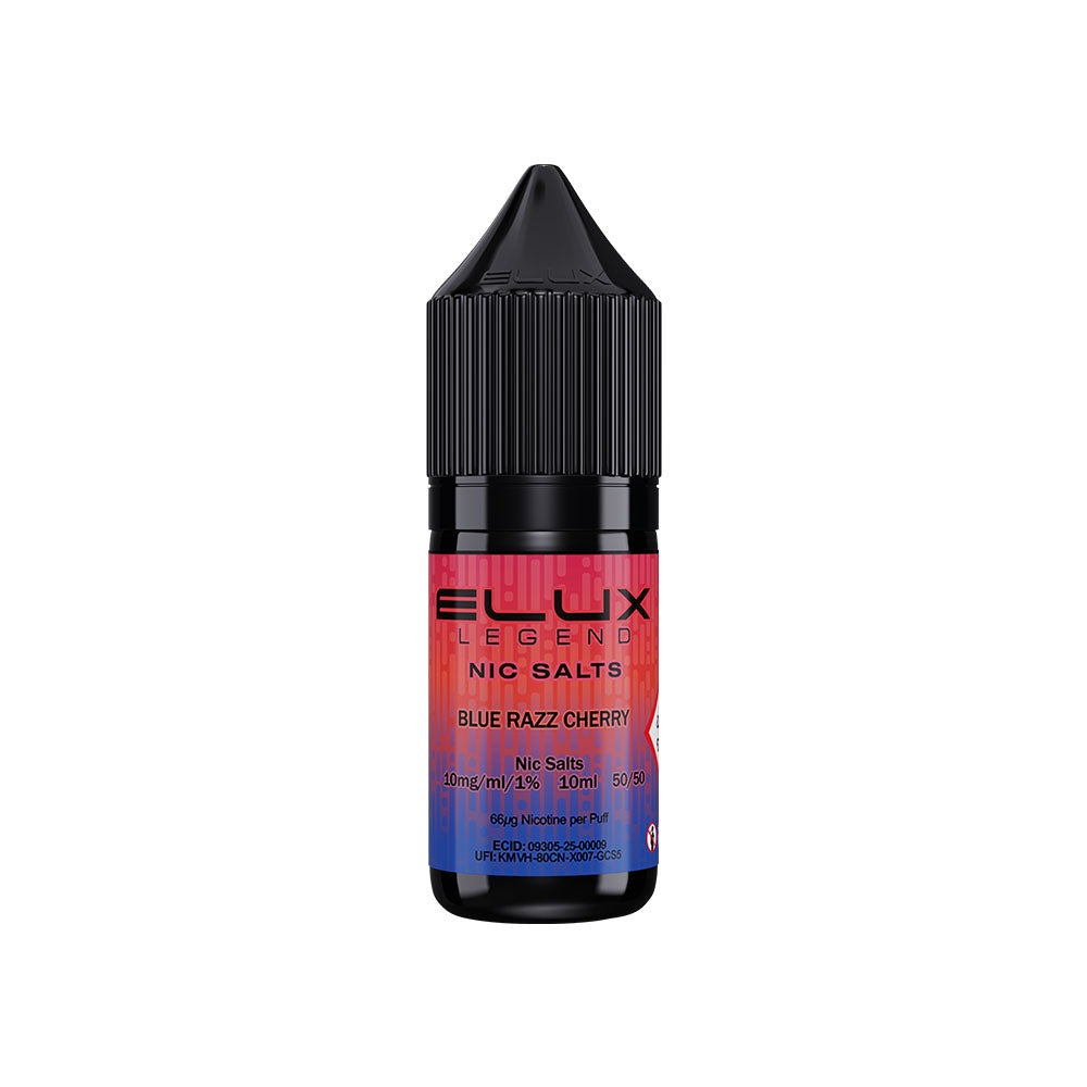 Elux Legend Nic Salts Blue Razz Cherry 10mg