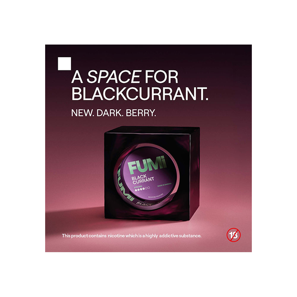 FUMI POS - Window Sticker - Blackcurrant
