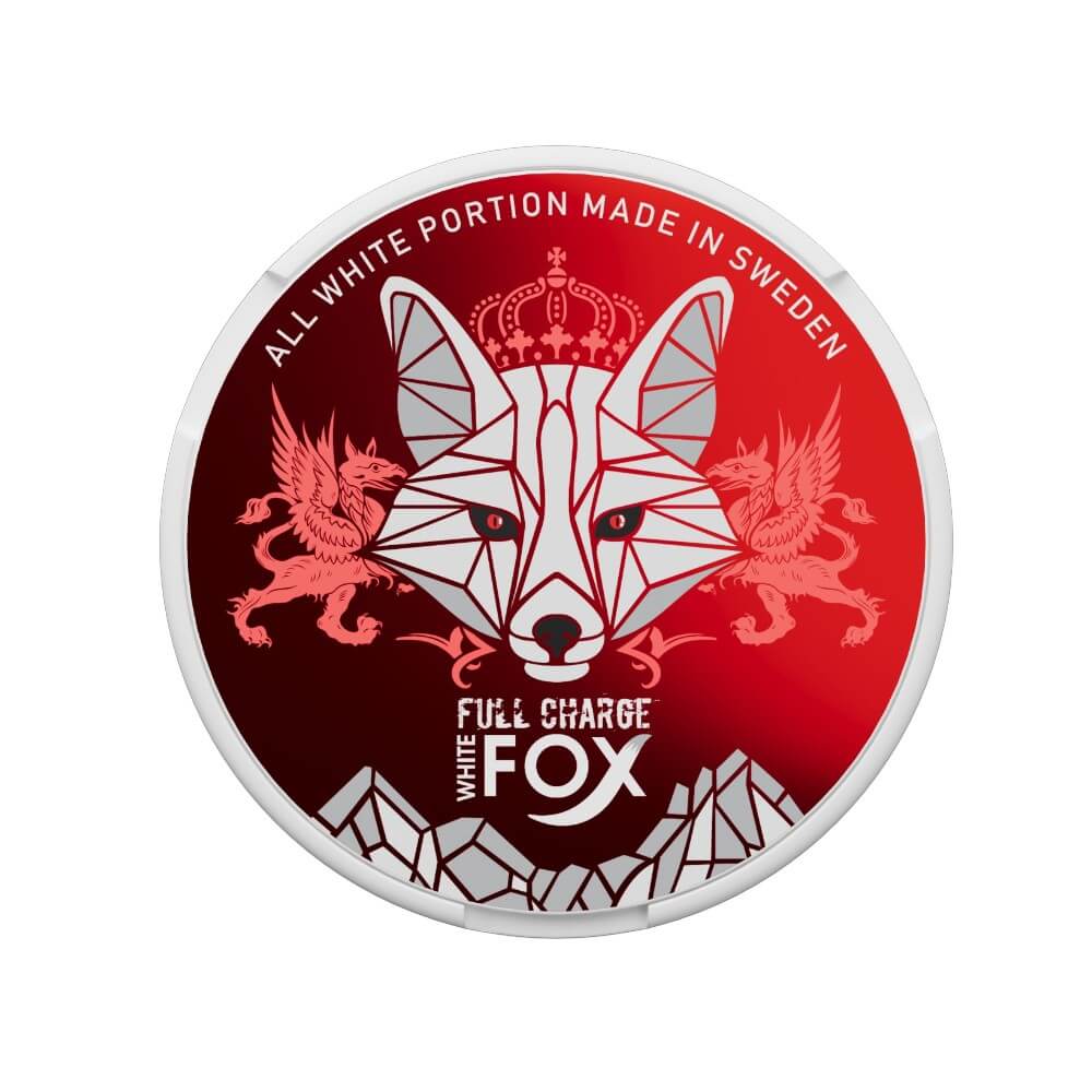 White Fox Full Charge (Red) Spearmint Oral Nicotine 16.5Mg - (5)