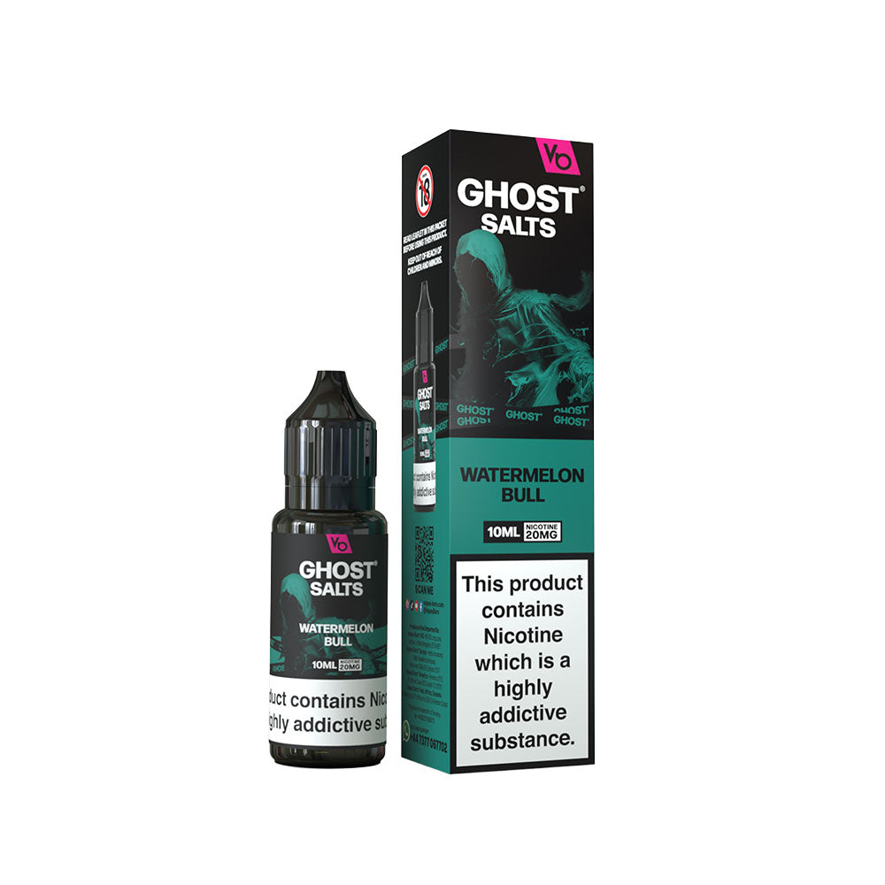 Vapes Bars Ghost Salt 10mg Watermelon Bull